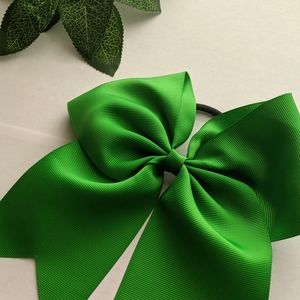 Kenz Laurenz Green Cheer Bow
